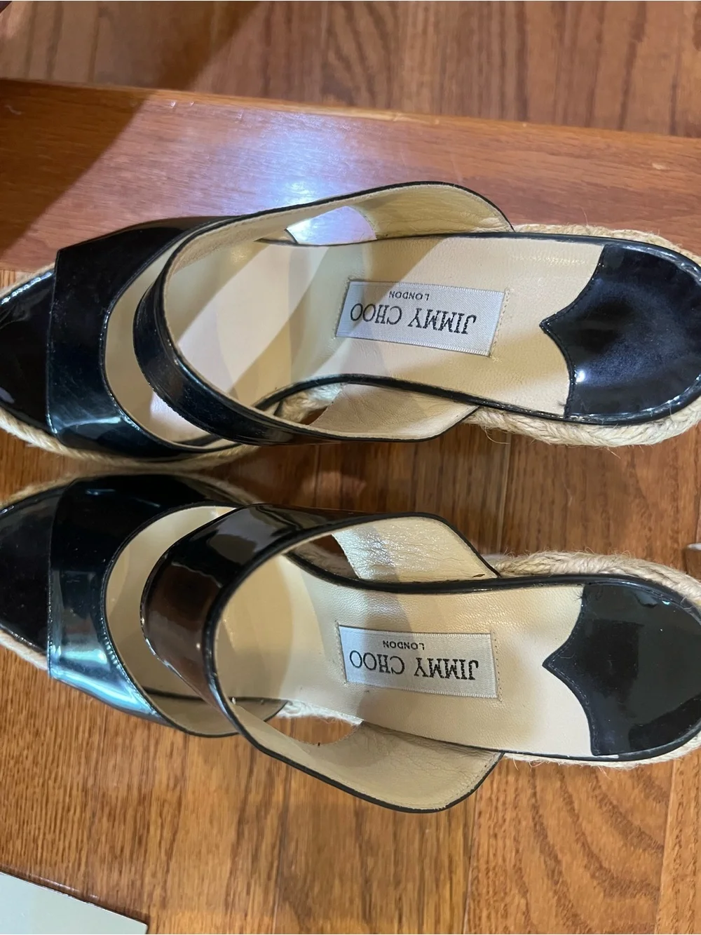 Women’s Jimmy Choo Woven Espadrille Wedge Sandals